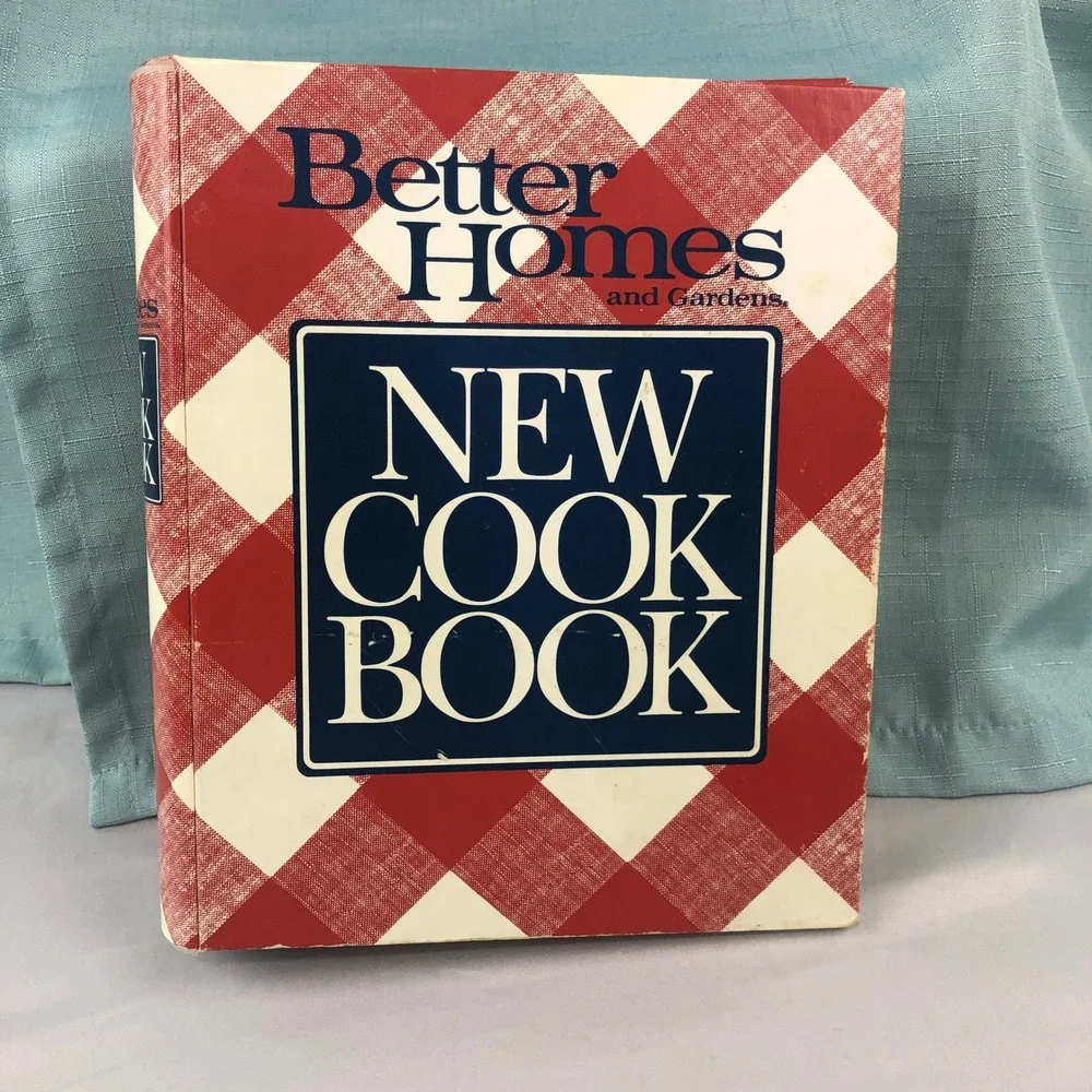 Better Homes and Gardens New Cook Book 1989 10th Ed Ring Bound Gingham Plaid